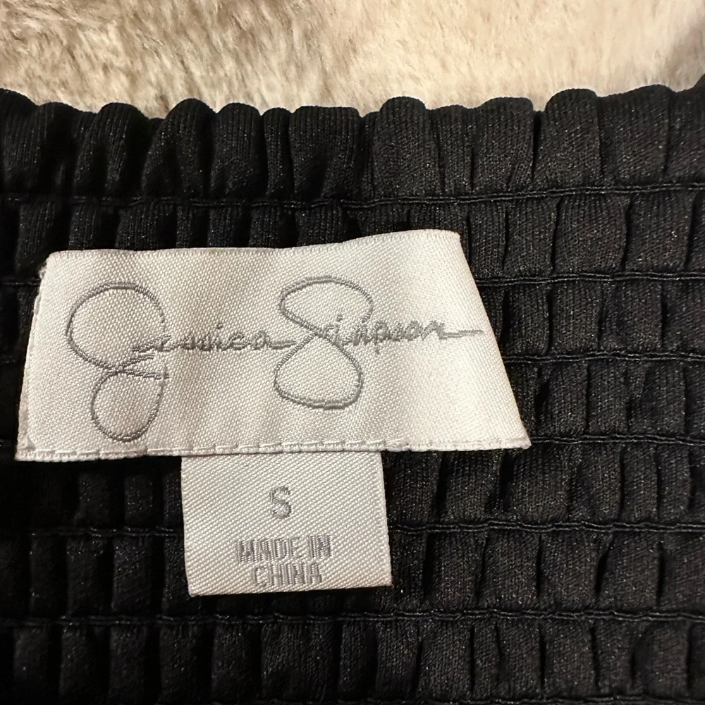 Jessica Simpson Black and Purple Strapless Sundress - Picture 5 of 5